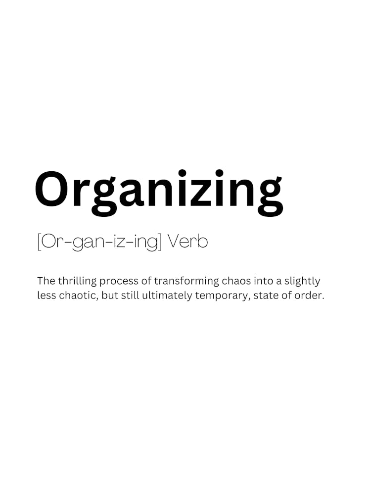 Organizing Definition Meaning
