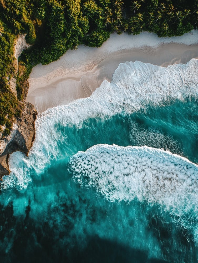 Aerial View Of A Beach 122