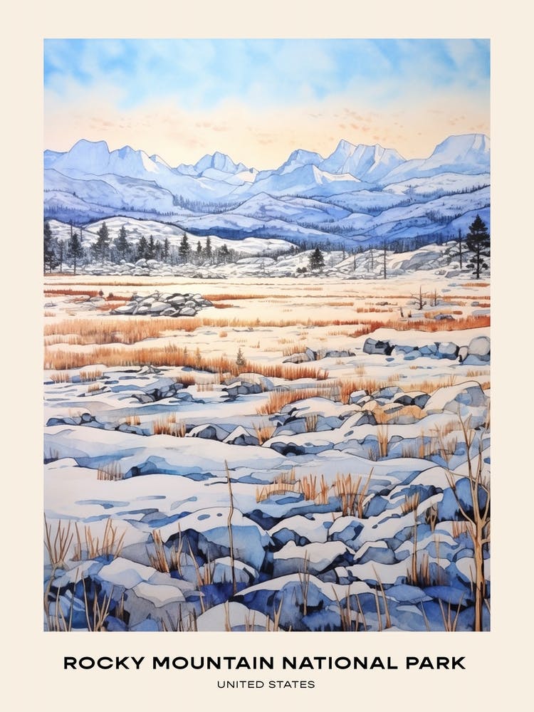 Rocky Mountain National Park United States 1 - Affiche