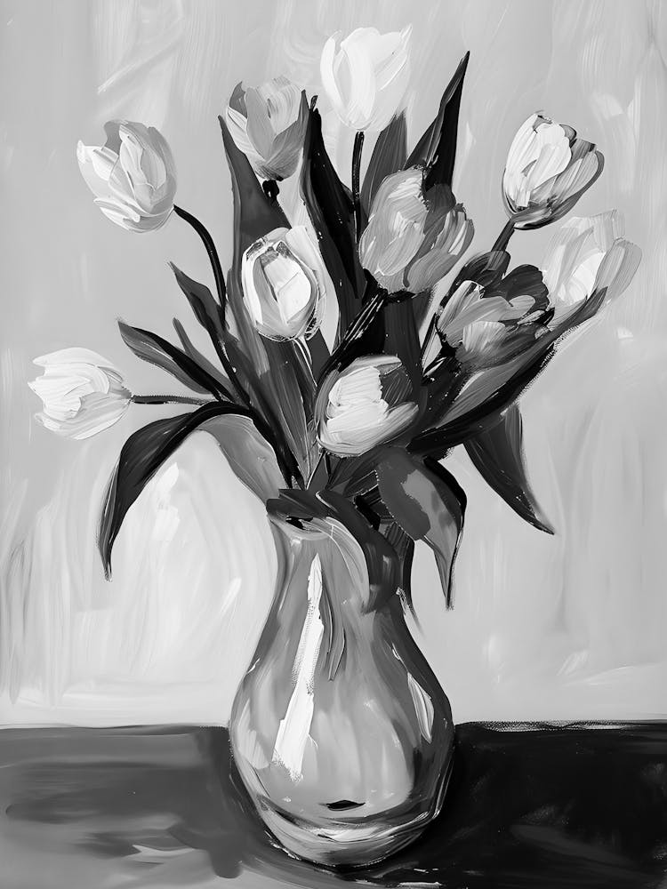 Tulips In A Vase