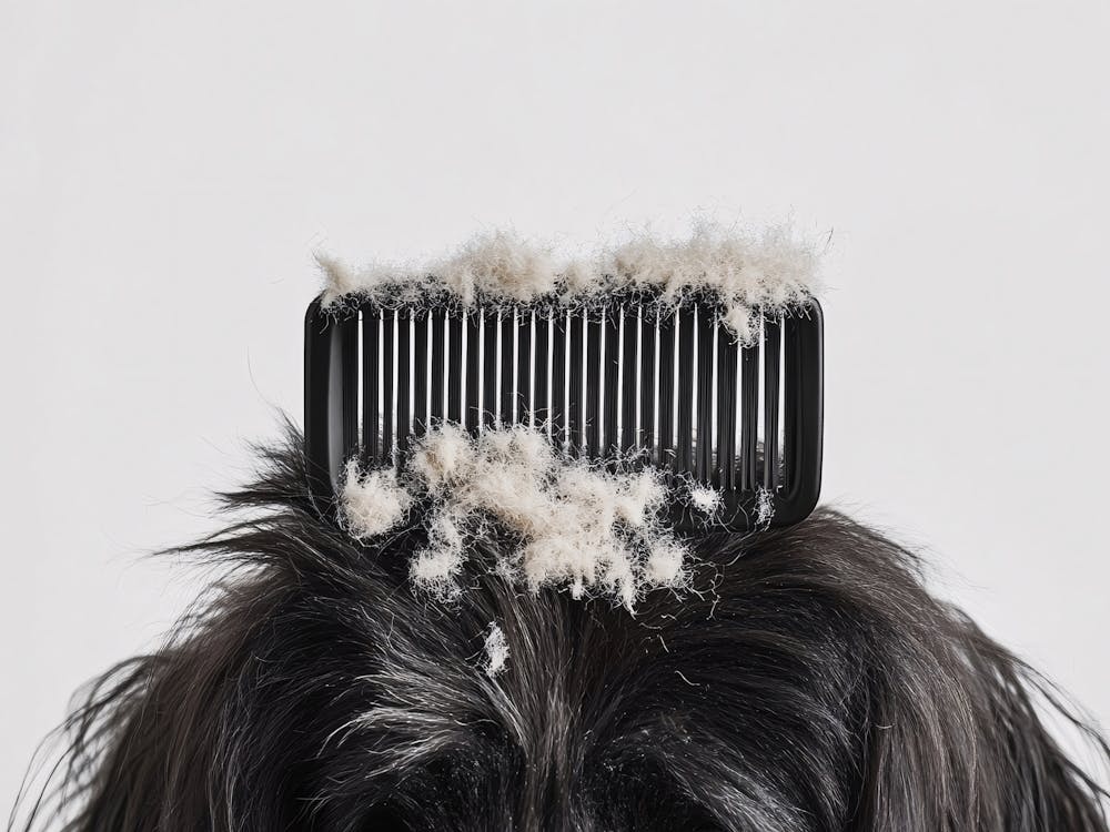 Dog With A Comb
