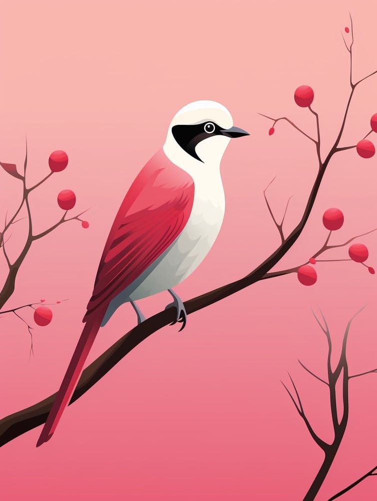 Minimalist Baldpate Illustration