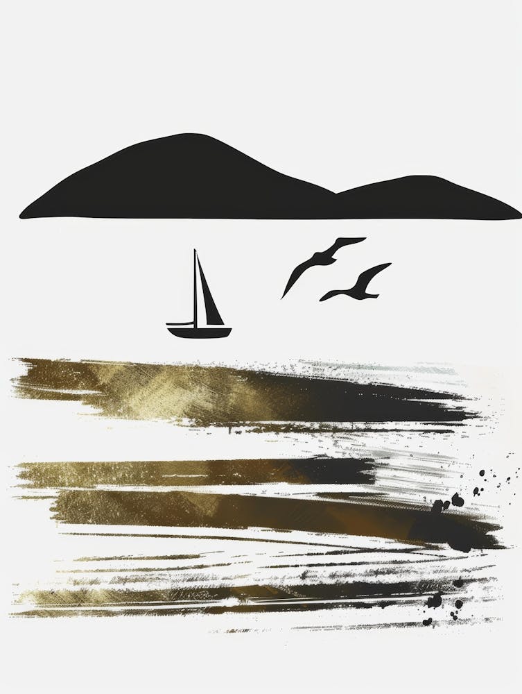 Sailboat In The Sea 3