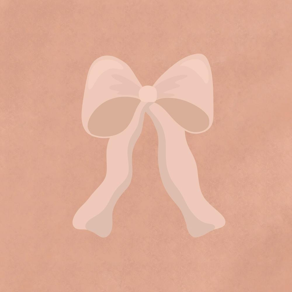 Ballet Bow - Peach