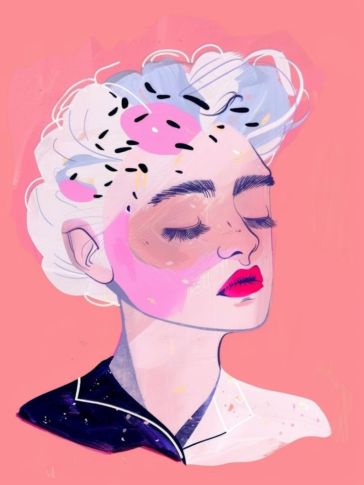 Girl With Pink Hair 5