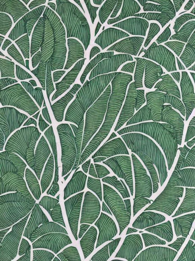 Coconut tree Vintage Botanical