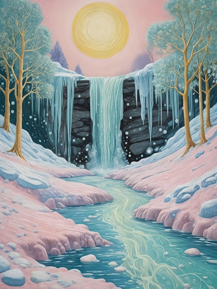 Winter Wonderland Waterfall no2