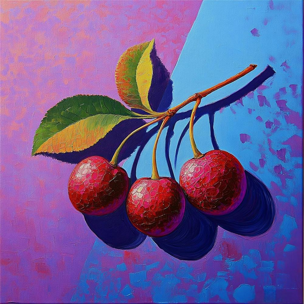 Three Cherries Art