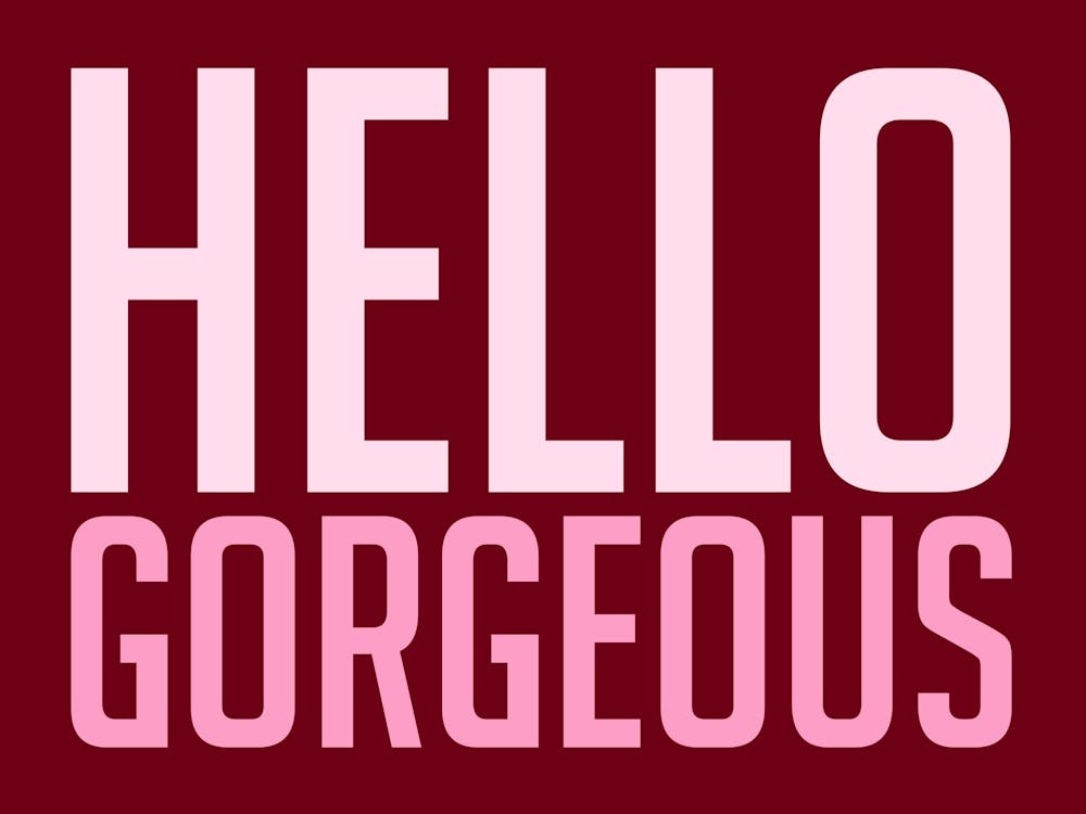 Hello Gorgeous Pink and Burgundy