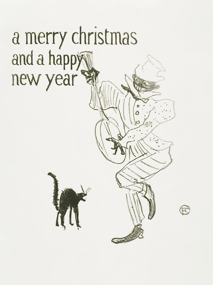 A Merry Christmas (1896), Henri de Toulouse-Lautrec