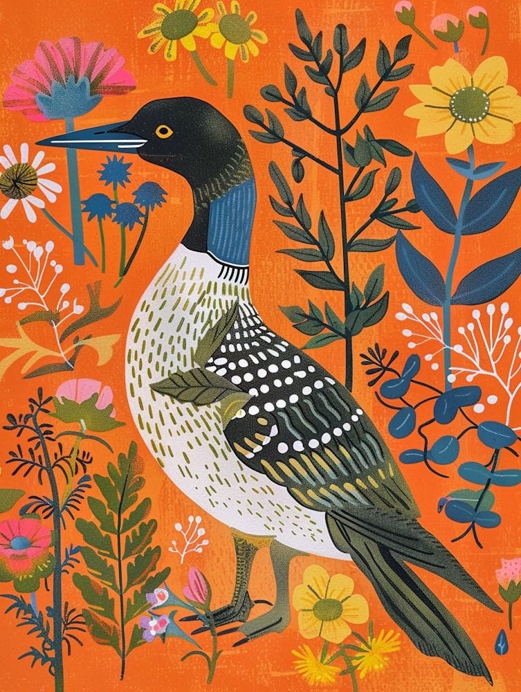 Spring Birds Common Loon 2