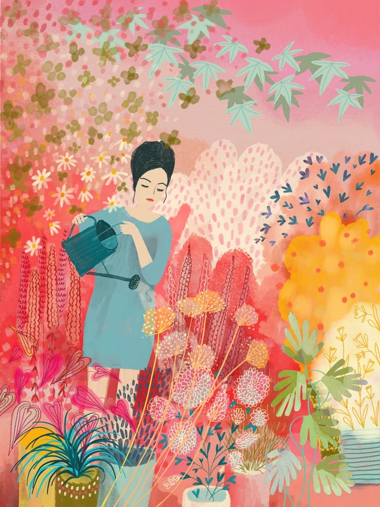 Watering The Dream Garden