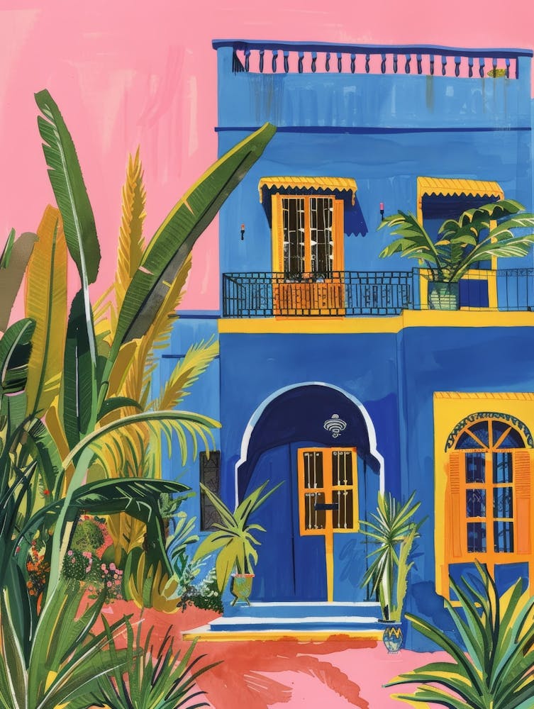 Blue House In Morocco 4