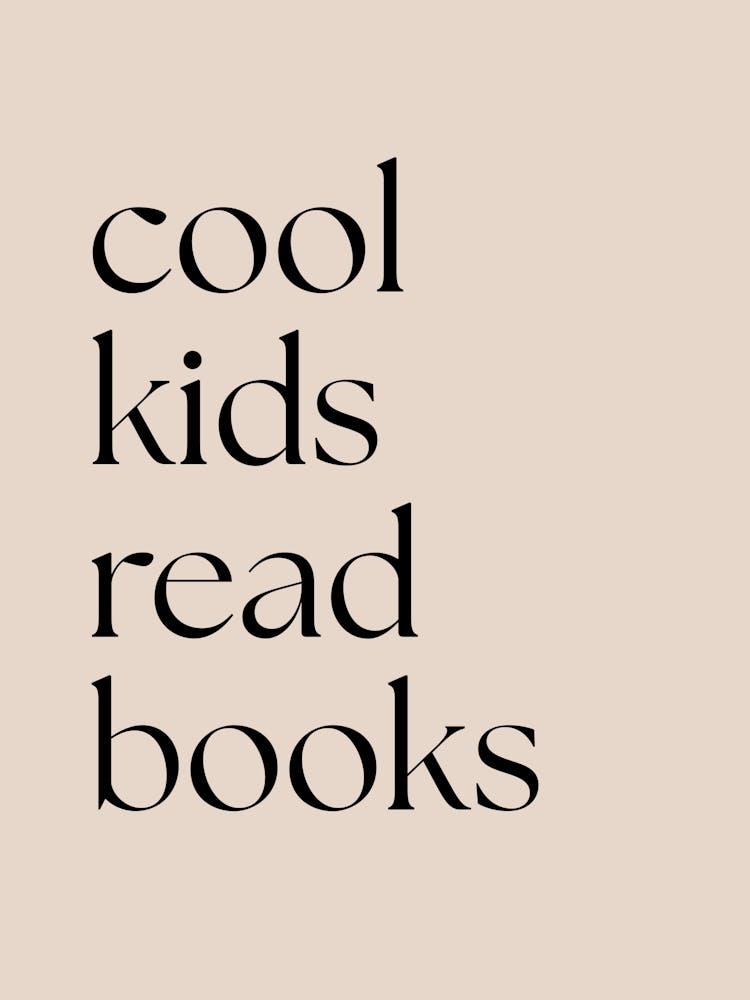 Cool Kids Read Book