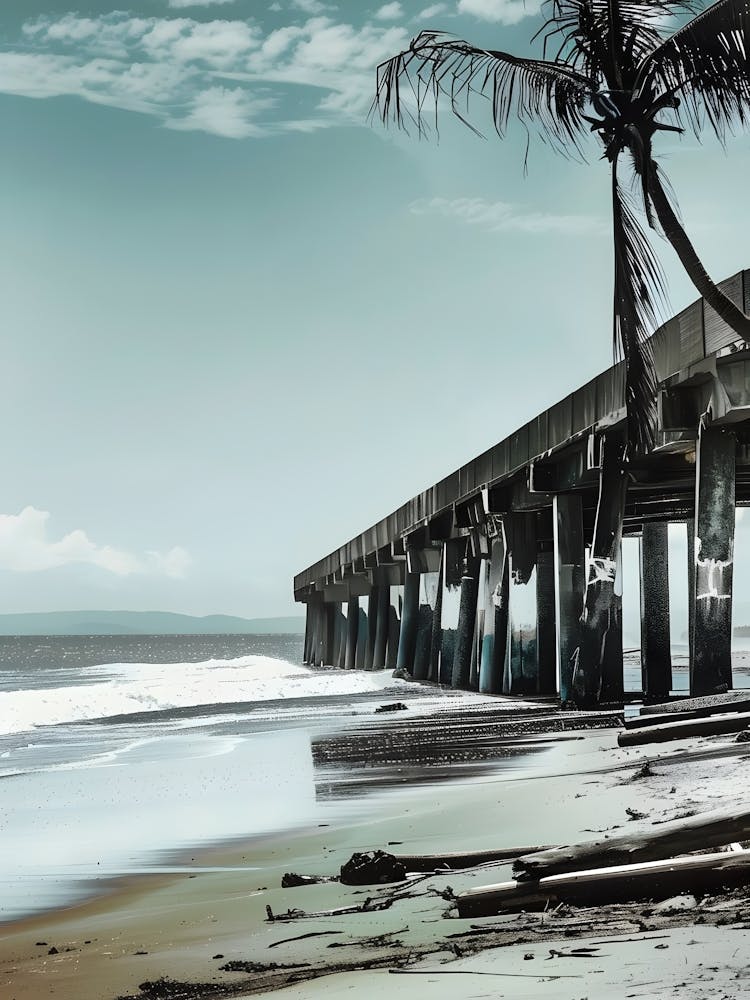 Pier At The Beach