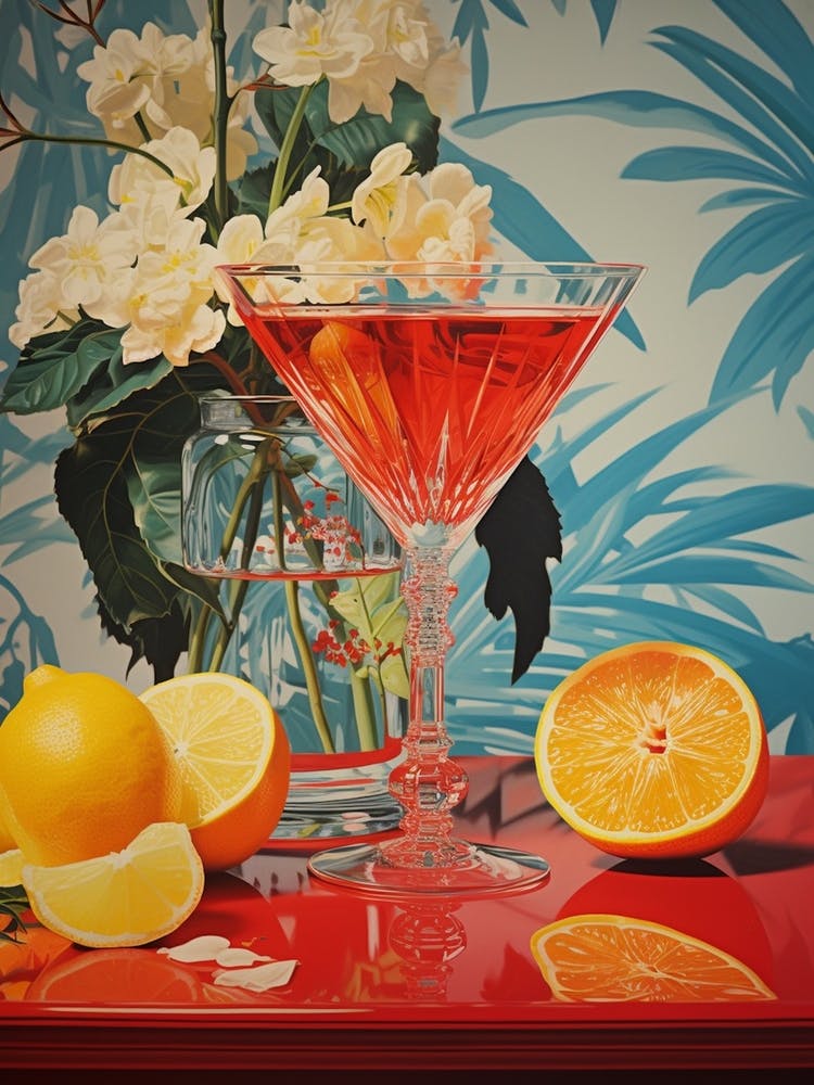 Vintage Cocktails Pop Art Inspired 1