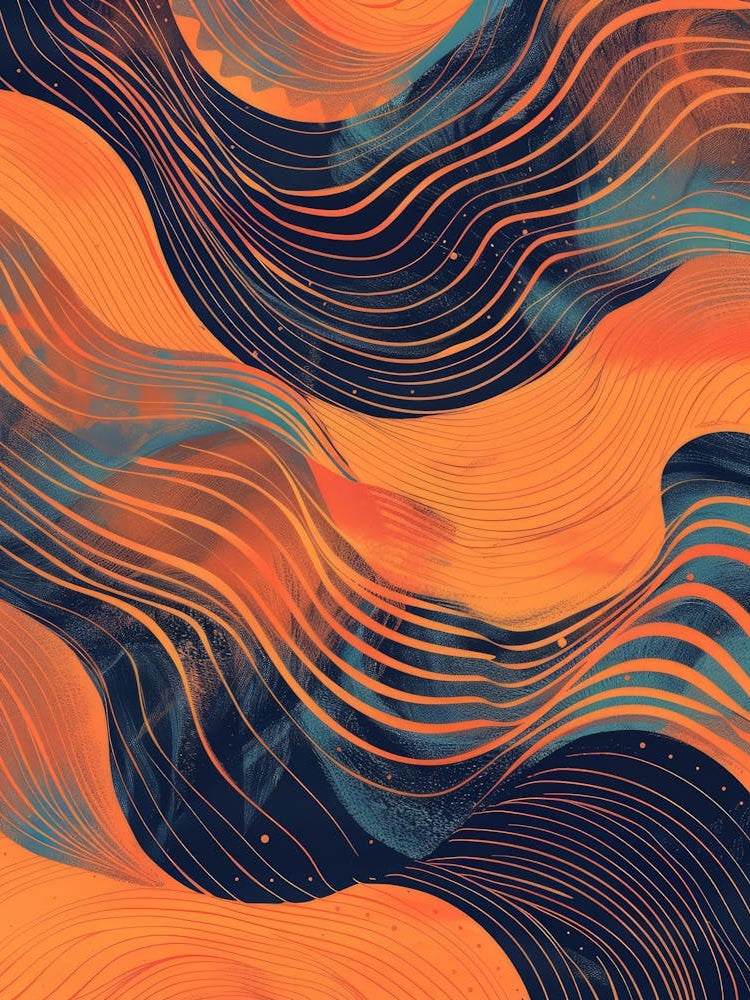 Abstract Wave Pattern 15
