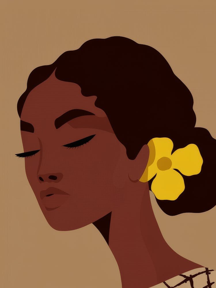 Serene Woman Portrait