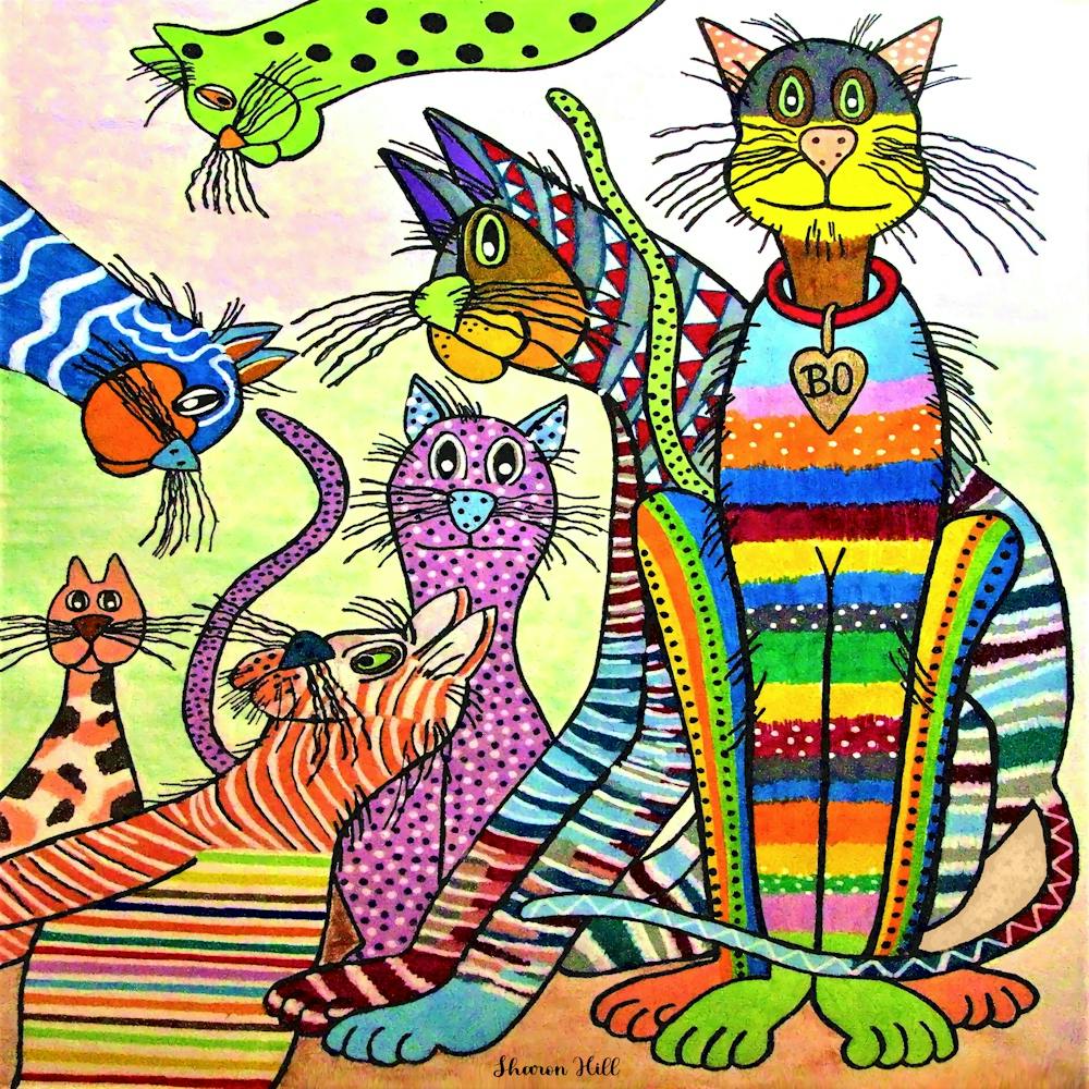 Psychadelic Cats