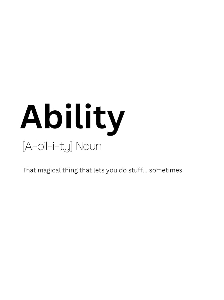Ability Definition Meaning