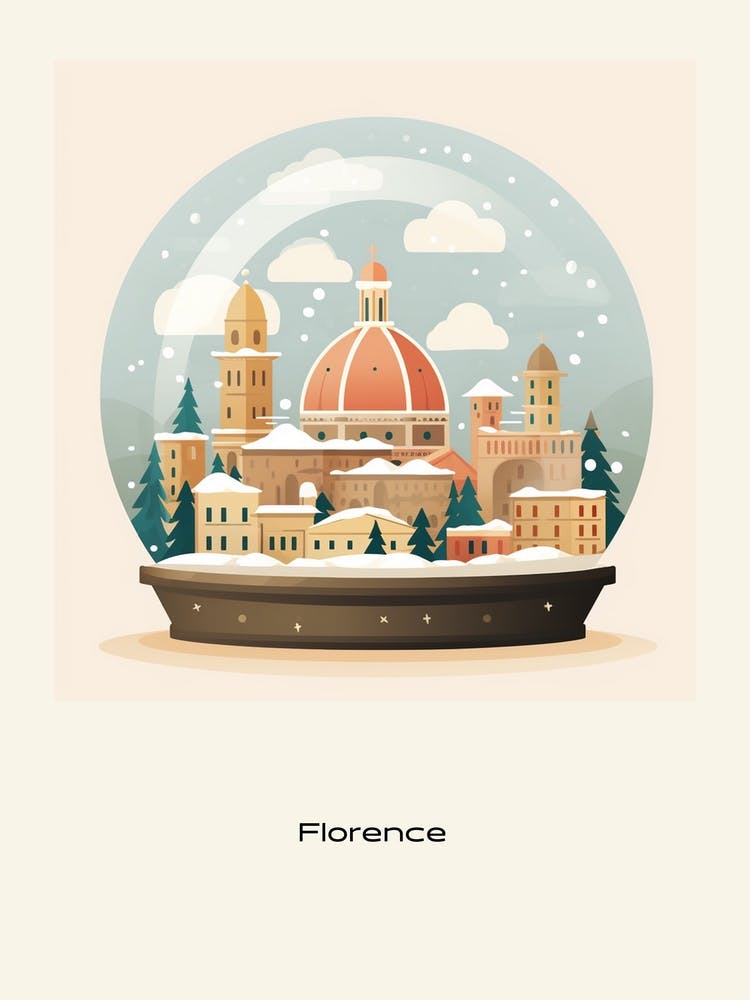 Florence Italy 1 Snowglobe Poster