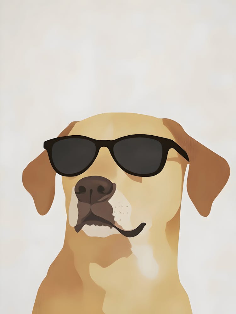 Dog In Sunglasses