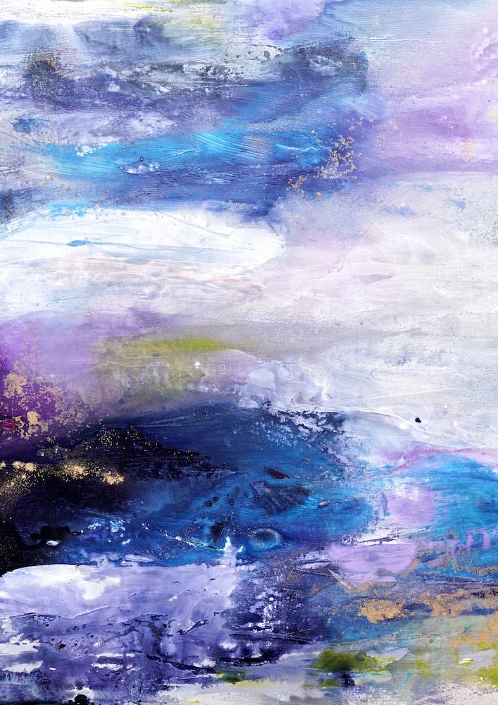 Shore Landscape Abstract Painting