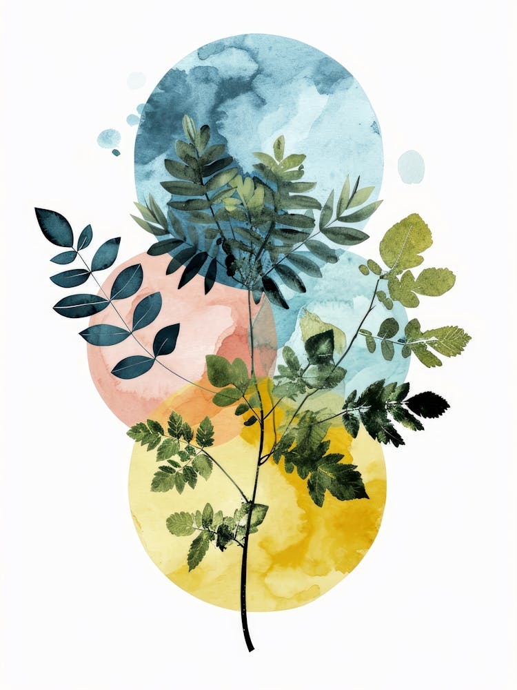 Watercolor Leaves