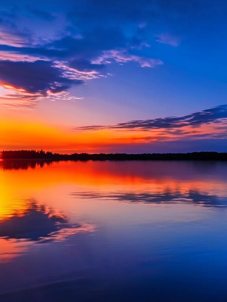 Sunset Over Lake Waterscape Photography 2