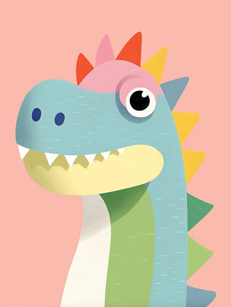 Bunter Dinosaurier 2