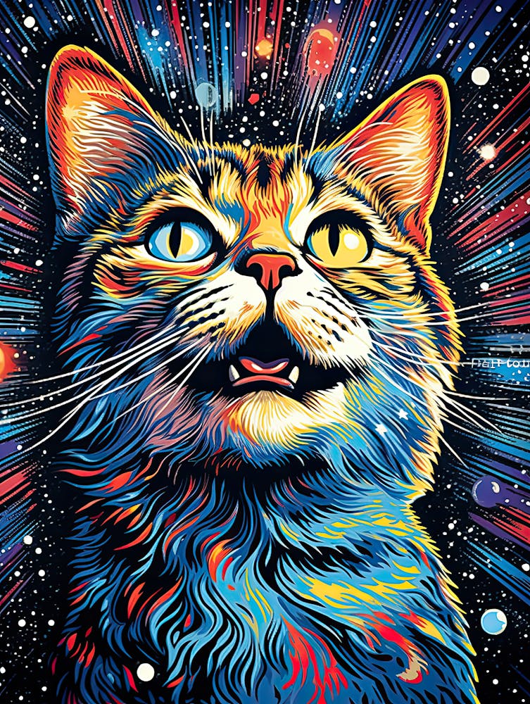 Stellar Furflame, Psychedelic Cats series