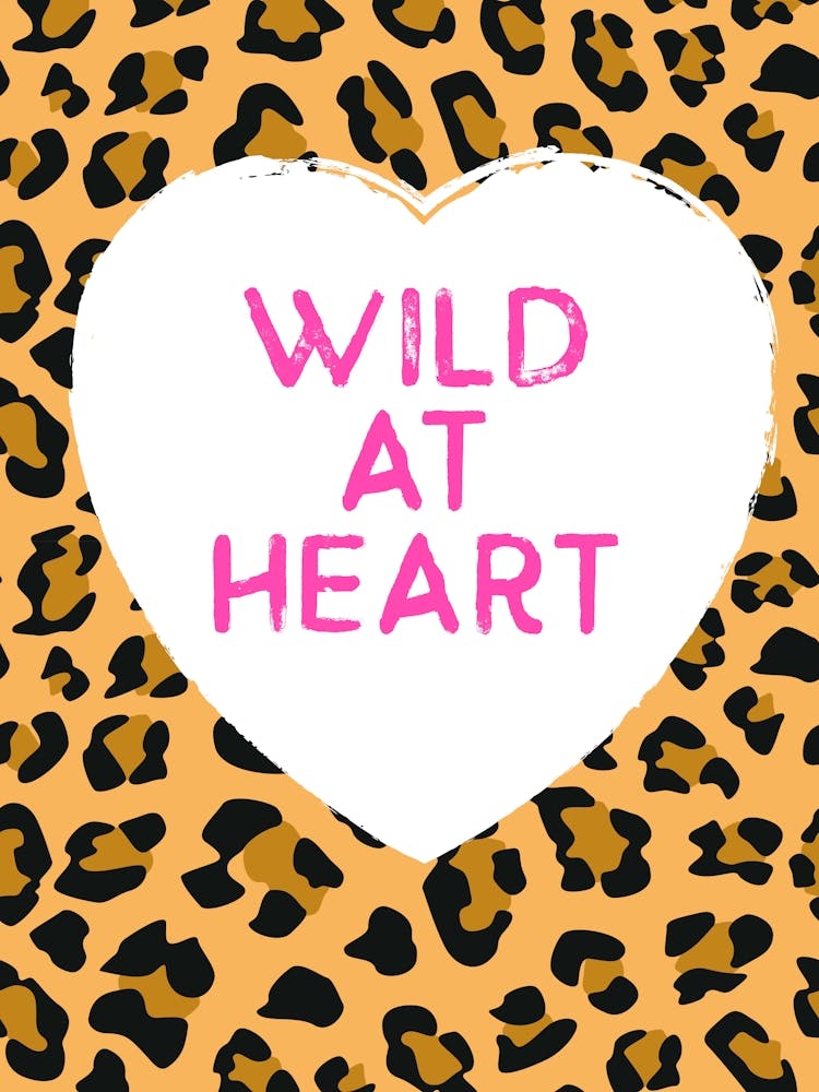 Fun Wild At Heart Leopard Print
