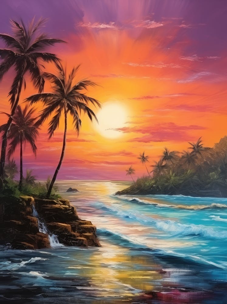 Sunset At The Beach 4