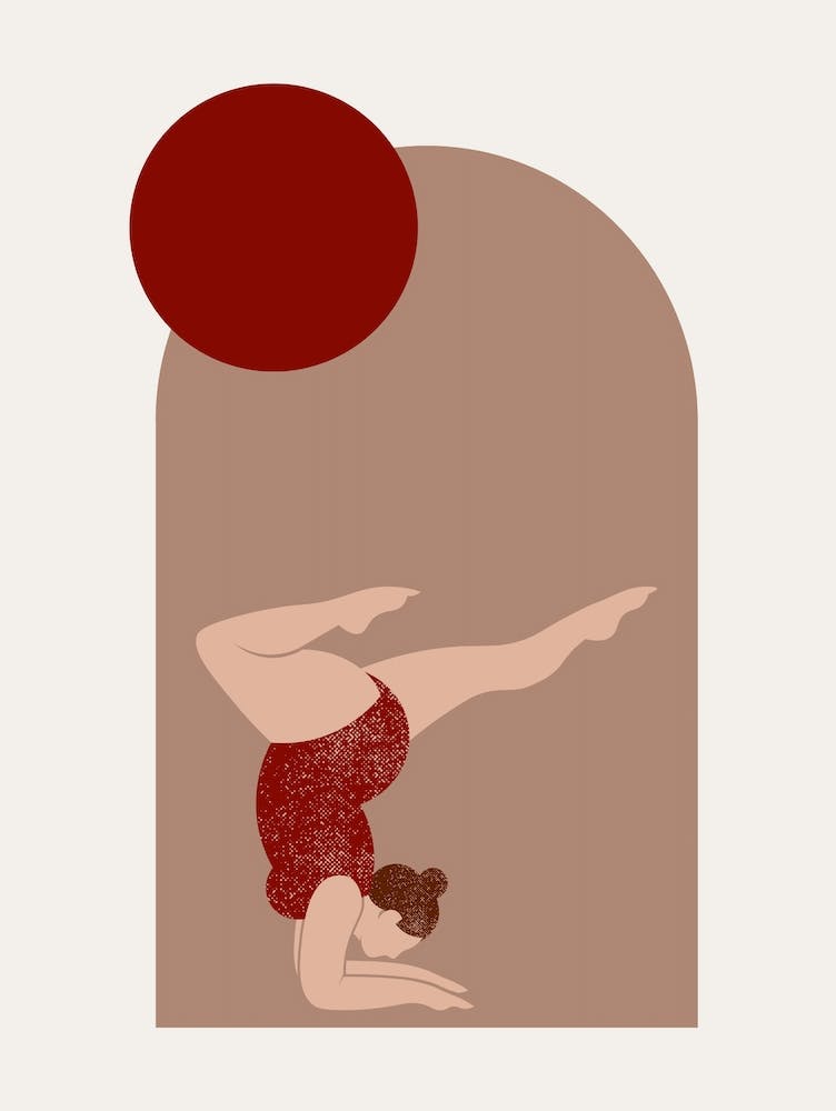 Yoga colorful VII