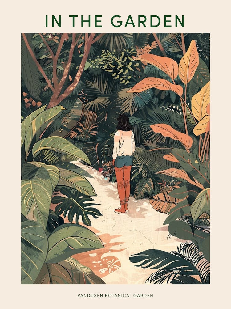 Im Garten Poster Vandusen Botanical Garden Canada 4