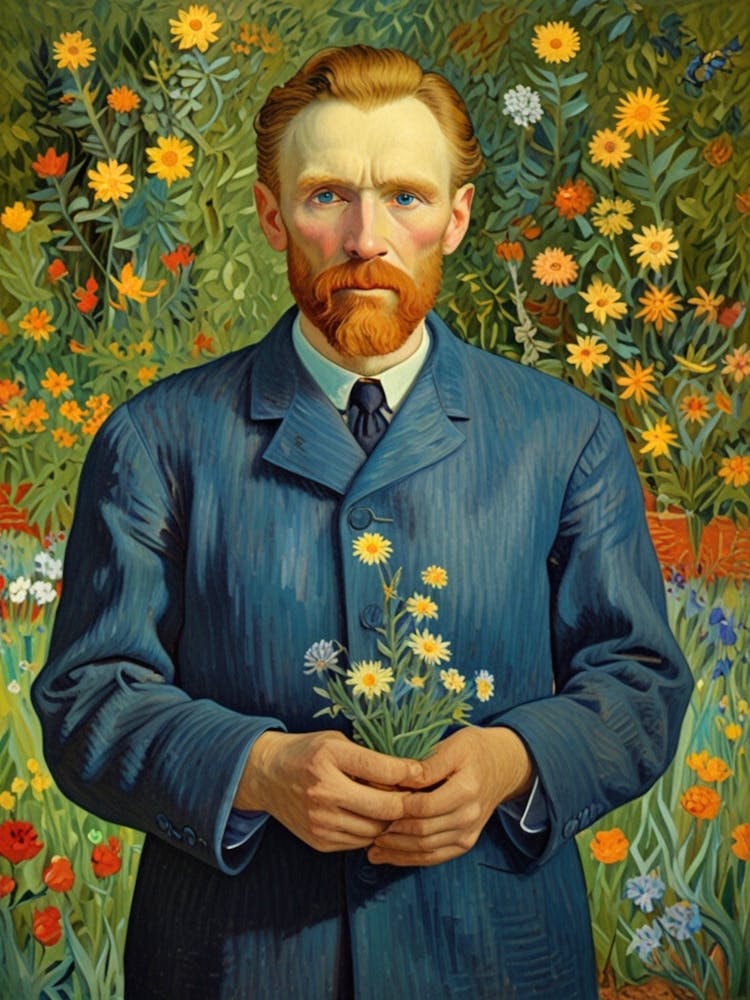 Portrait Of Vincent Van Gogh 1