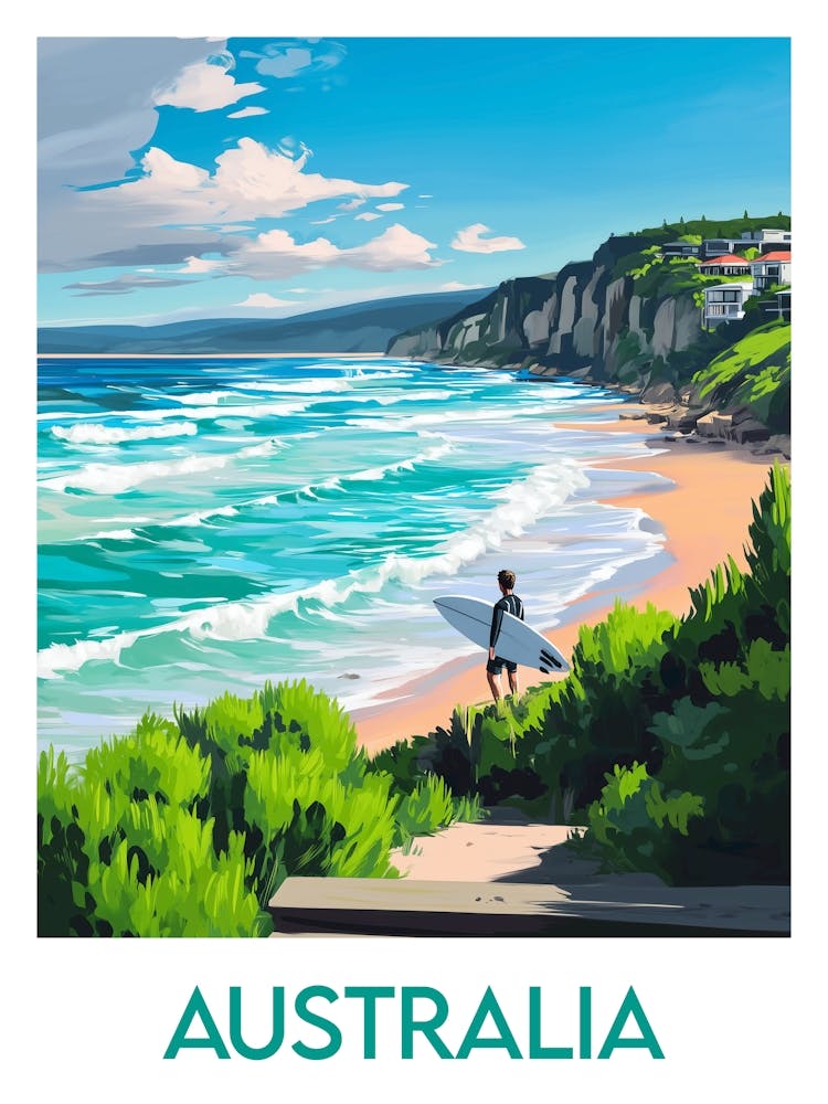 Affiche de voyage Australia 2