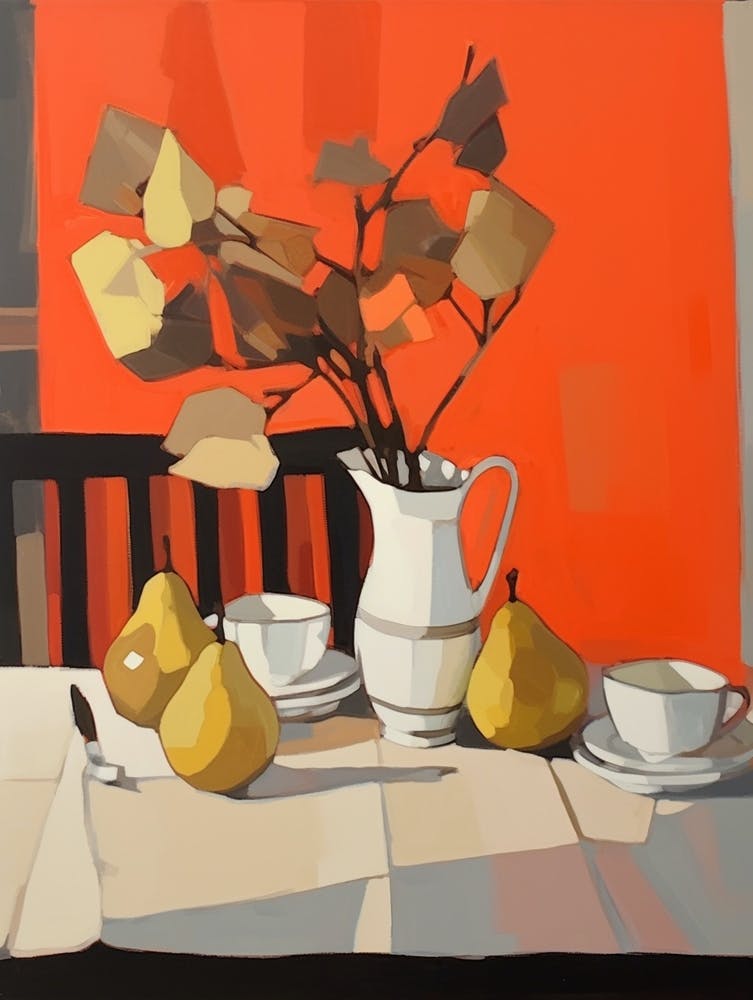 Autumn Kitchen Still Life Painting 8