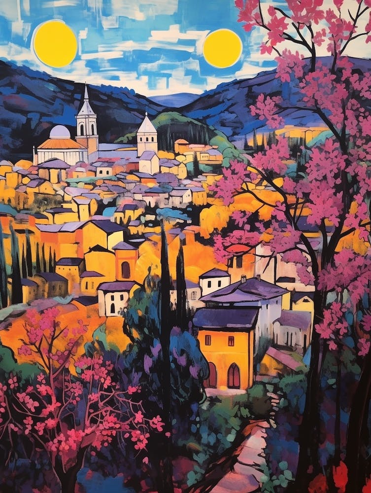 Urbino Italy 4 Fauvist Painting