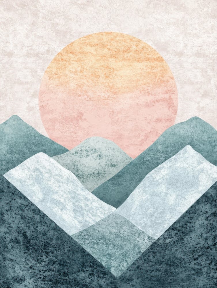 Berge Leinwandkunst