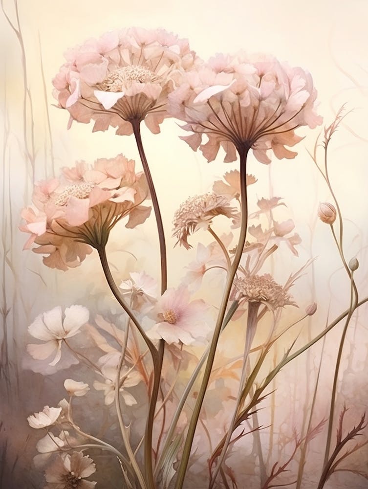 Floral Illustration Queen Annes Lace 4