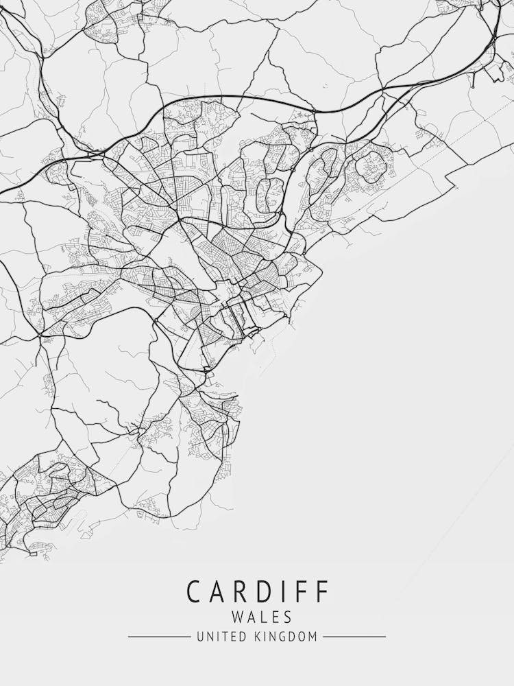 Cardiff City Map