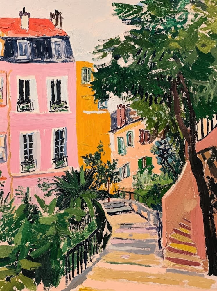 Pink Houses On The Hill