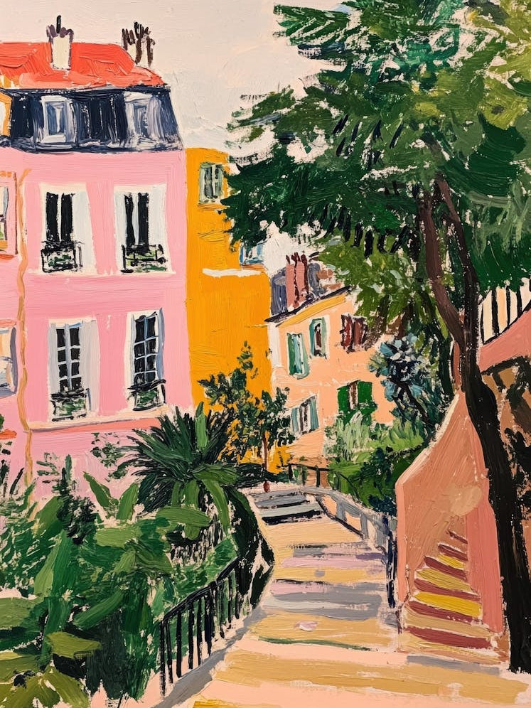 Pink Houses On The Hill