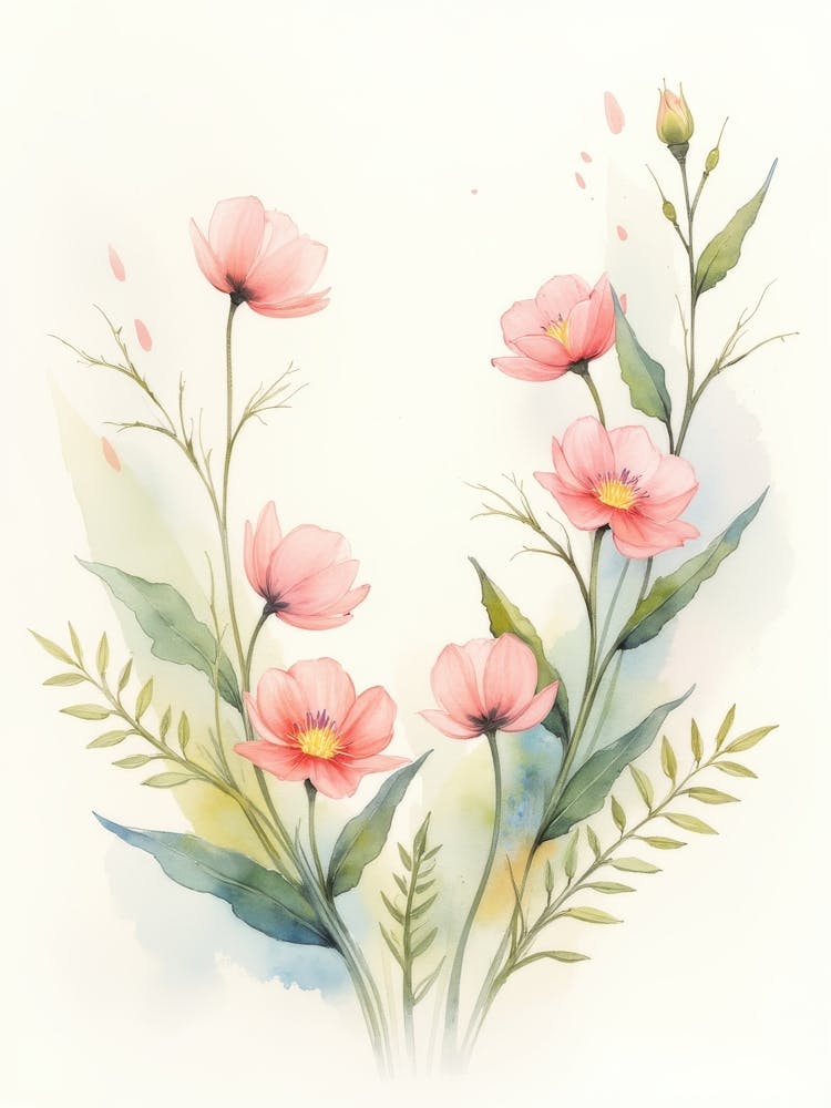 Watercolor Flowers 20