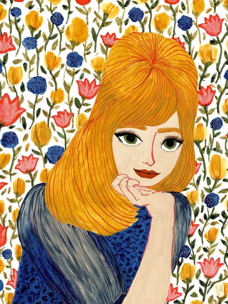 Floral Baby Portrait 1