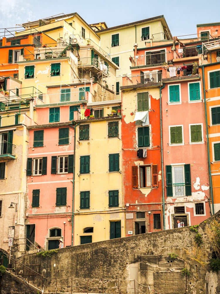 Colorful Houses In Cinque Terre