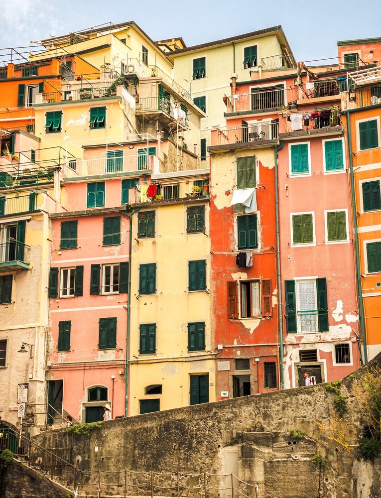 Colorful Houses In Cinque Terre