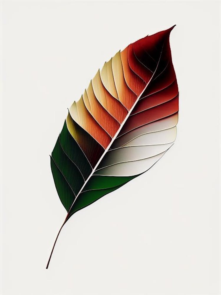 Birch Leaf Abstract 2