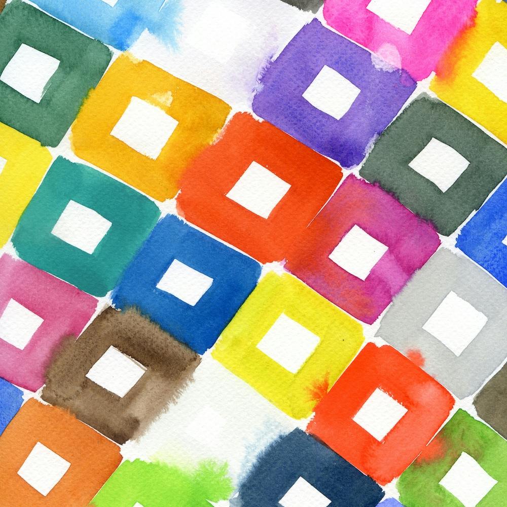 Watercolor Squares